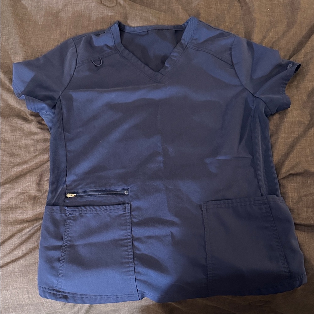 Navy Blue Dickies Scrub Top medium